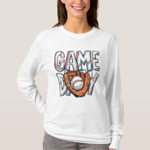 Cute Baseball sports game day T-Shirt