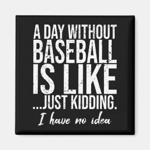 Cute Baseball Sports Magnet