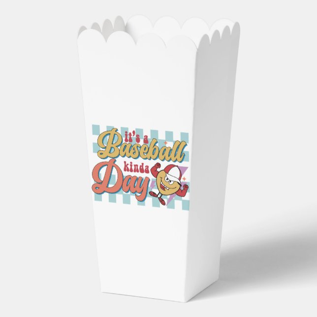 Cute Baseball sports word art  Favour Box (Front)