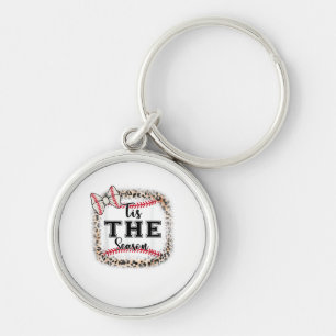 Cute Baseball Tis The Season Mom Sister Toddler Gi Key Ring