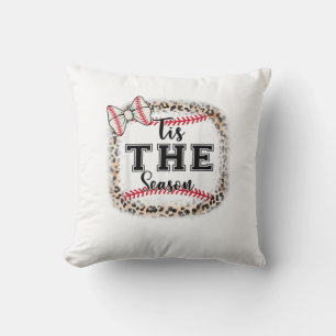 Cute Baseball Tis The Season Mum Sister Toddler Gi Cushion