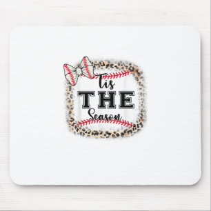 Cute Baseball Tis The Season Mum Sister Toddler Gi Mouse Mat