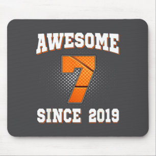 Cute Basketball 7th 2019 7 Old Years Since Mouse Mat