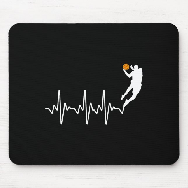 Cute Basketball For Men Women Player Coach Basketb Mouse Mat (Front)