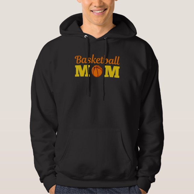 Cute Basketball Mum Novelty Sports Mothers Day App Hoodie (Front)