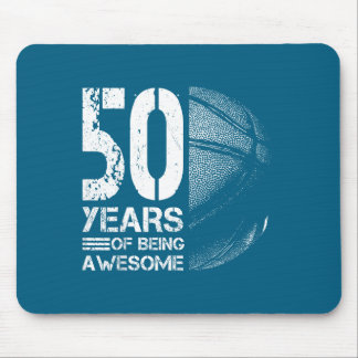 Cute Basketball Years 50th Player 50 Basketball Ol Mouse Mat