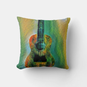 Cute Bass Guitar Cushion