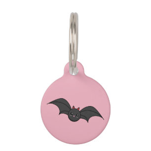 Cute Bat   Add Name Pet Tag