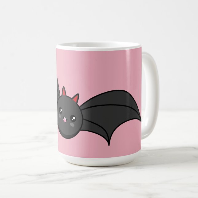 Cute Bat Coffee Mug (Front Right)