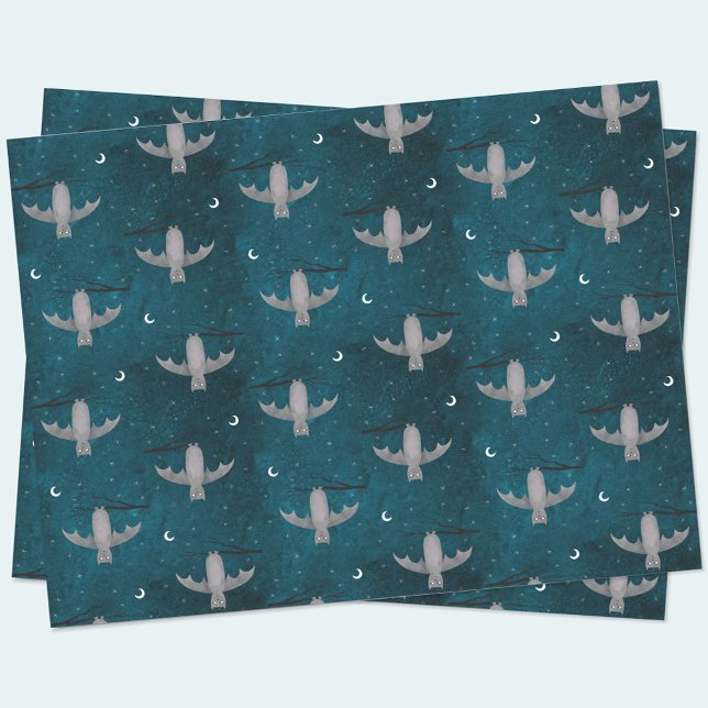 Cute Bat Halloween Tissue Paper (Creator Uploaded)