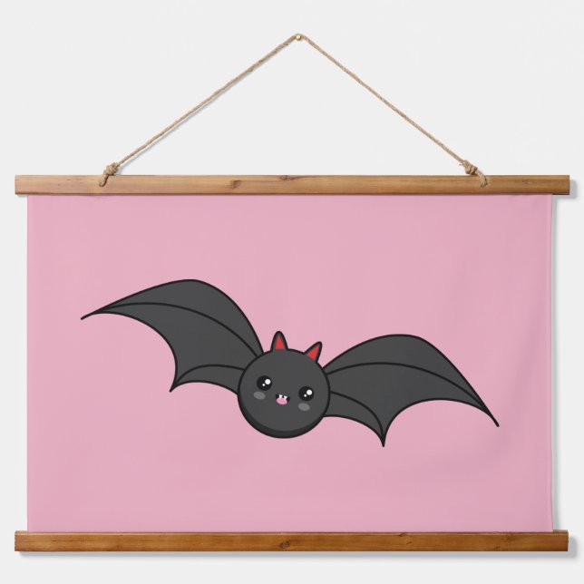 Cute Bat Hanging Tapestry (Front)