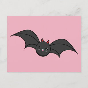 Cute Bat Holiday Postcard