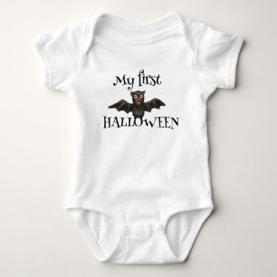 Cute Bat - My First Halloween Baby Bodysuit