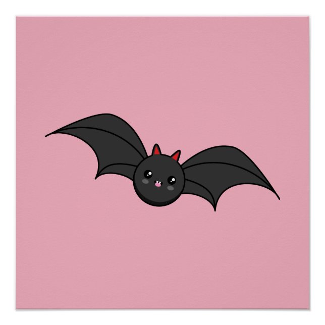 Cute Bat Poster (Front)