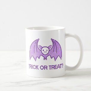 Cute Bat Trick or Treat Coffee Mug
