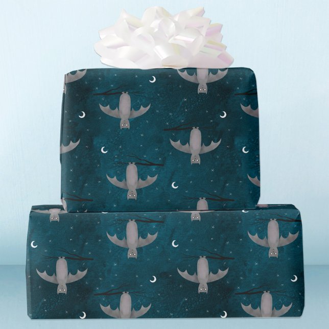 Cute Bat Wrapping Paper (Creator Uploaded)