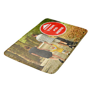 Cute! Bath Mat- Personalised - Large Mat