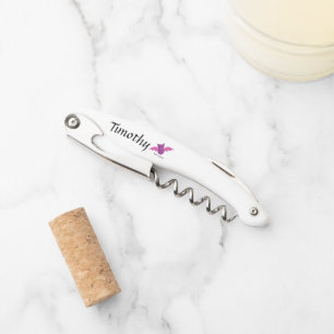 Cute Battastic Pink Bat Corkscrew