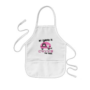Cute BBQ Camping Kids' Apron