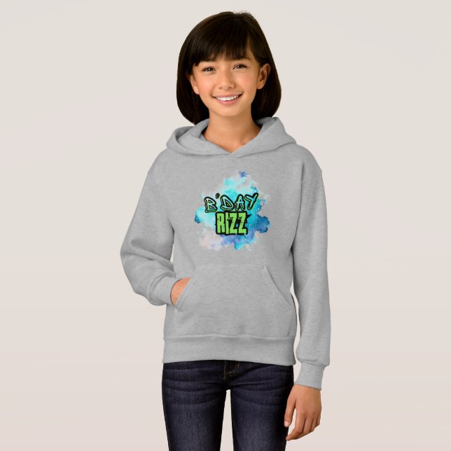 Cute B'Day Rizz Green And Monochromatic Blue (Front Full)