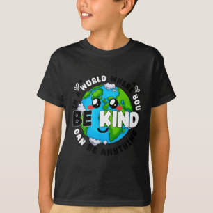 Cute Be Kind Earth Anti Bullying Unity Day Wear Or T-Shirt