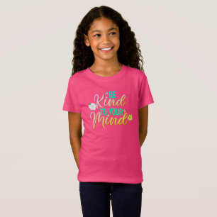 Cute “Be Kind To Your Mind” Girls Kids T-Shirt