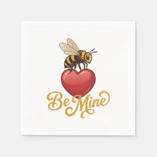 Cute Be Mine Honeycomb Napkin