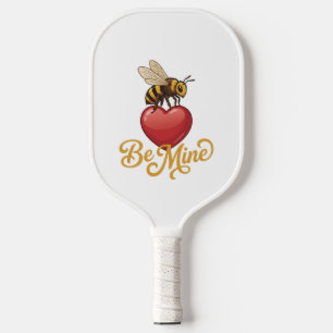 Cute Be Mine Honeycomb Pickleball Paddle