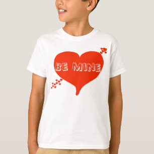 Cute Be Mine Red Hearts Valentine T-Shirt