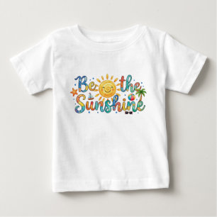 Cute Be The Sunshine Retro Summer Baby T-Shirt