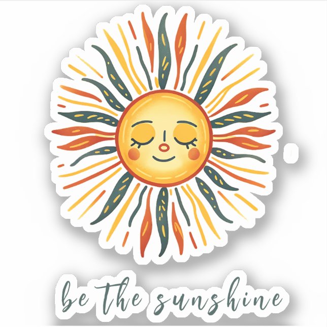 Cute "Be The Sunshine" Vinyl (Front)