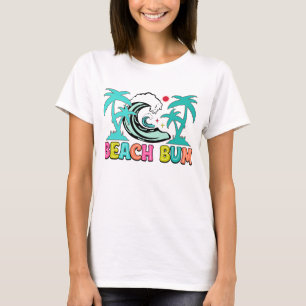 Cute beach bum word art T-Shirt