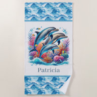 Cute Beach dolphin lovers add name