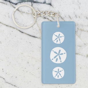 Cute Beach House Keychain