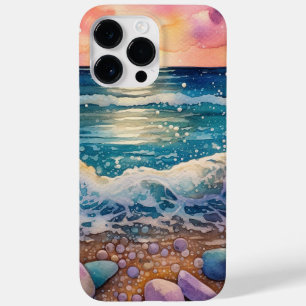cute beach ocean lovers Case-Mate iPhone 14 pro max case