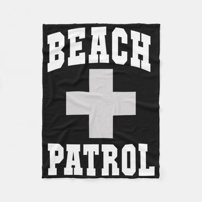 Cute Beach Patrol Dad Scu Swim Trip Surfing Vacati Fleece Blanket (Front)