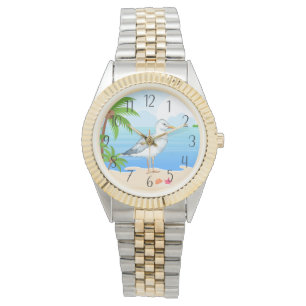 cute beach seagull lovers women watch