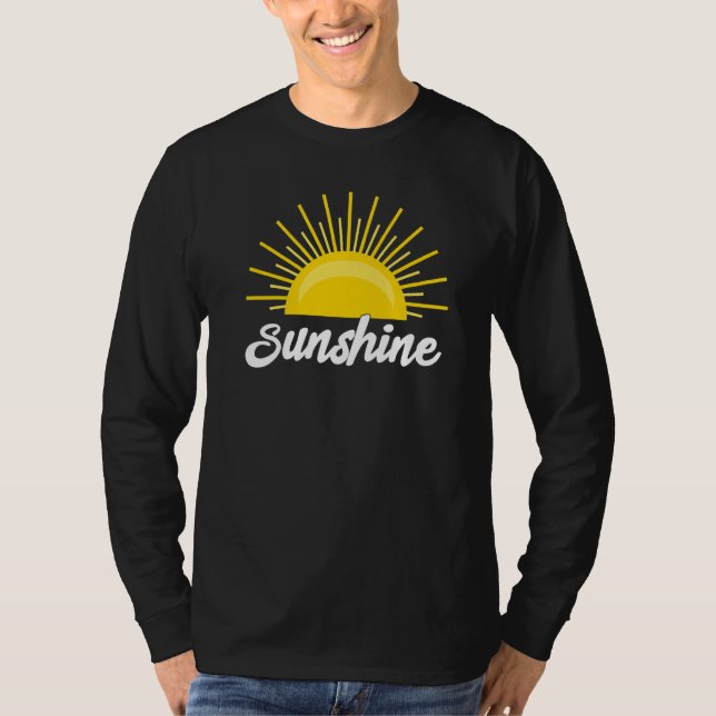 Cute Beach Summer Vacation Tee Sunshine Sand Sun H (Front)