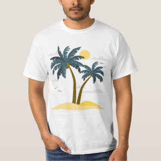 Cute Beach Vacation Tropical Palm T-Shirt