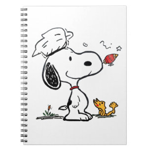 Cute Beagle Astronaut Cartoon Illustration Notebook