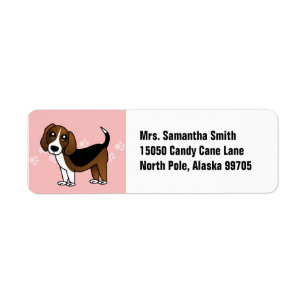Cute Beagle Cartoon Dog