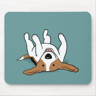 Cute Beagle Cartoon Dog Mouse Mat