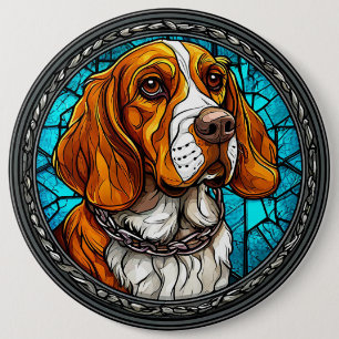 Cute Beagle dog 6 Cm Round Badge