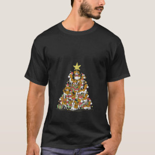 Cute Beagle Dog Breed Christmas Tree For Dog Owner T-Shirt