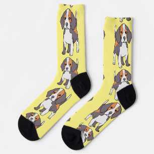 Cute Beagle Dog Breed Thunder_Cove Socks