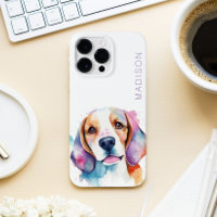 Cute Beagle Dog Lover Watercolor