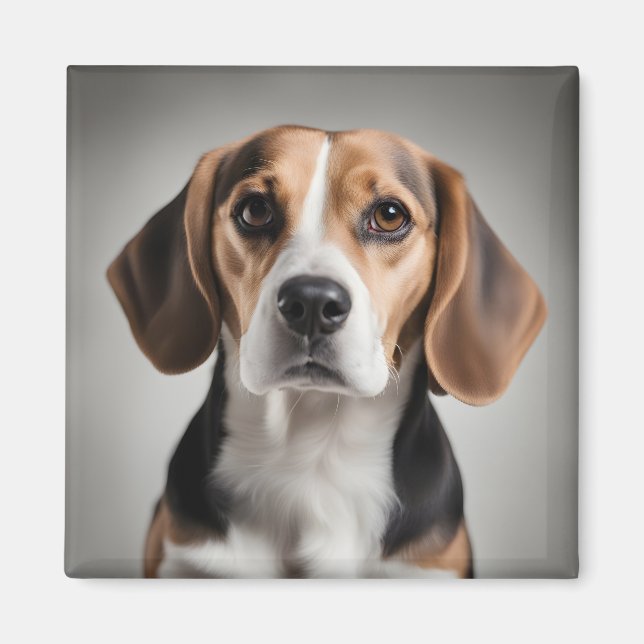 Cute Beagle Magnet (Front)