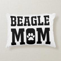 Cute Beagle Mum Silhouette Dog Lover Gift