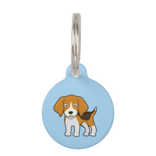 Cute Beagle Pet Tag