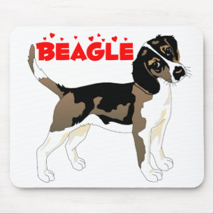 Cute Beagle Puppy Dog Mum Beagles Lover Mouse Mat